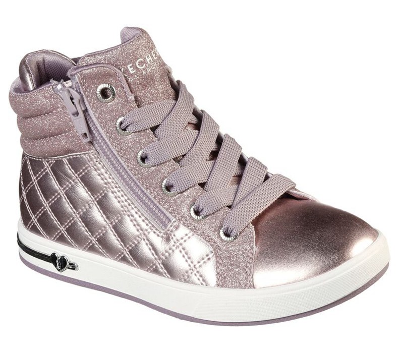 Skechers outouts - Quilted Squad - Girls Sneakers Lavender [AU-FJ8930]
